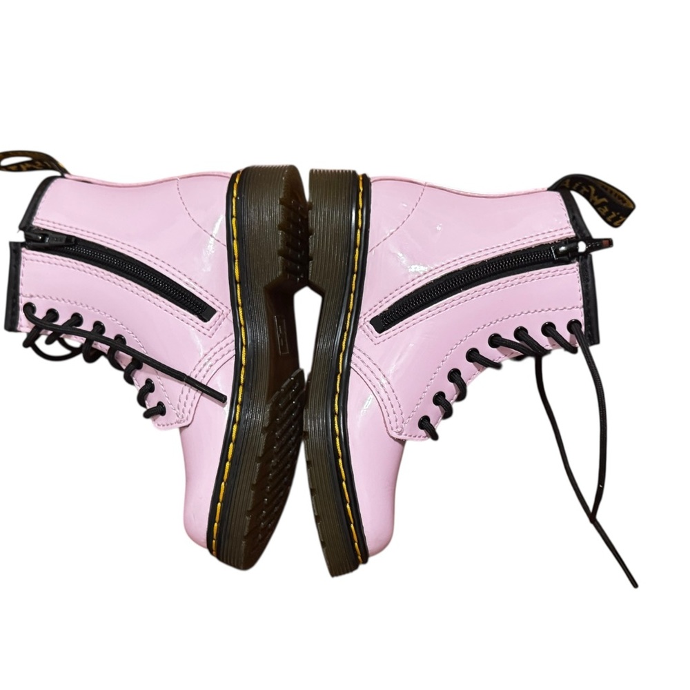 Dr. Martens Kids Pink Lace-Up Boots - Picture 4 of 7